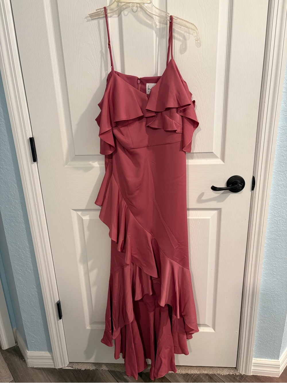 Ruffled Asymmetrical Dress